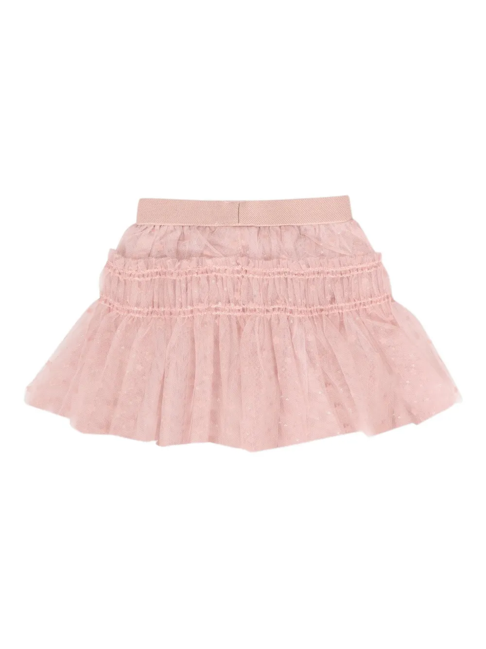 Mayoral spotted ruffled tulle skirt - Roze