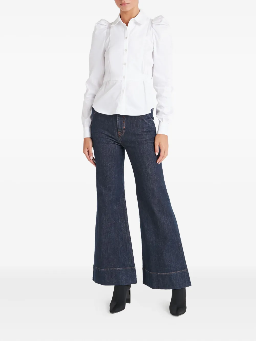 Temperley London Lucien blouse - Wit