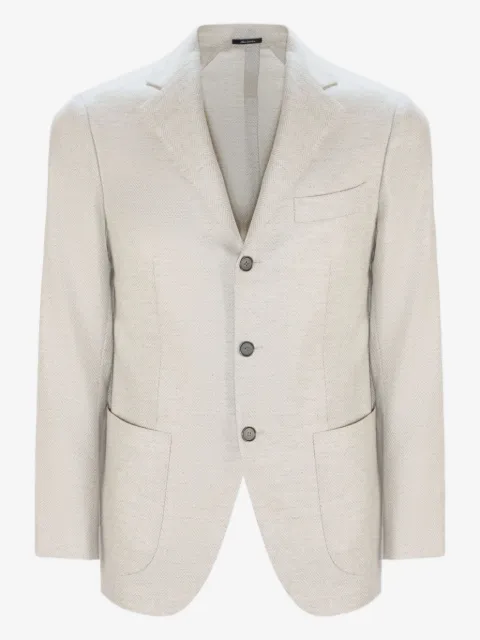 SARTORIO NAPOLI herringbone single-breasted blazer