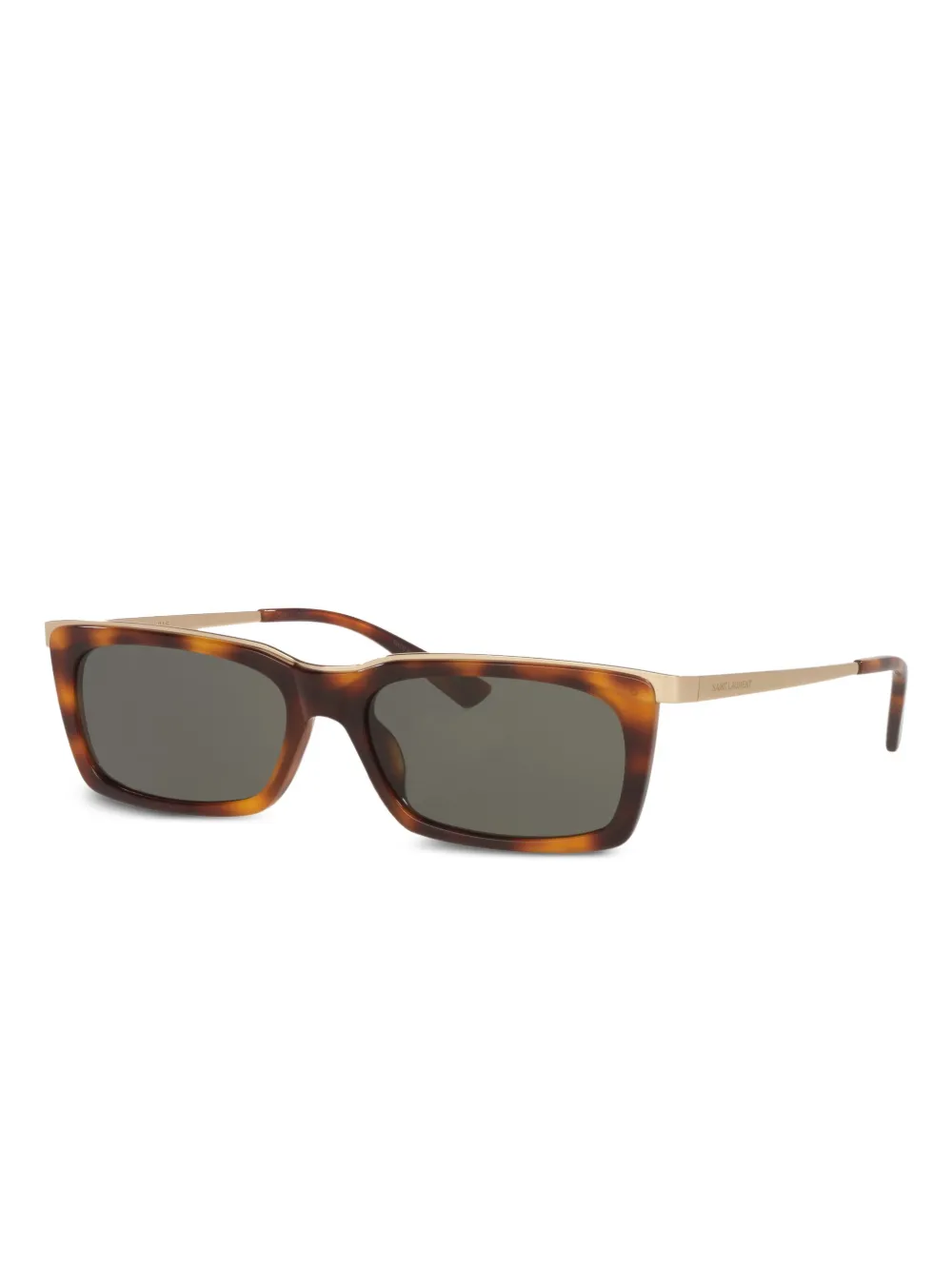 Saint Laurent engraved rectangle sunglasses | Women | Image 2
