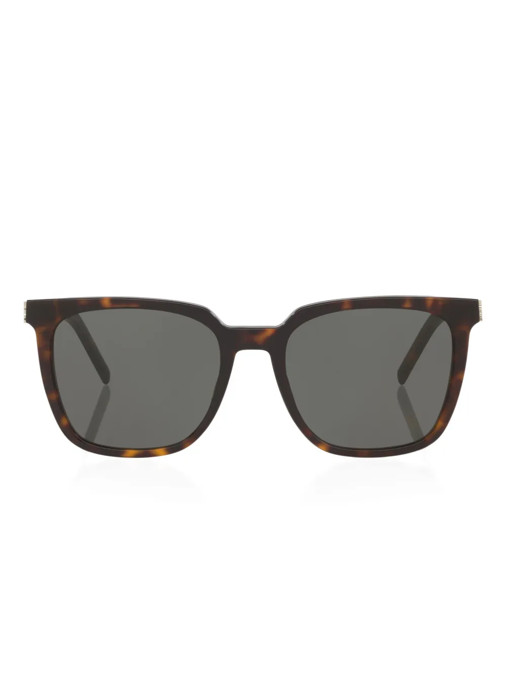 Saint Laurent Square-frame Sunglasses In Brown