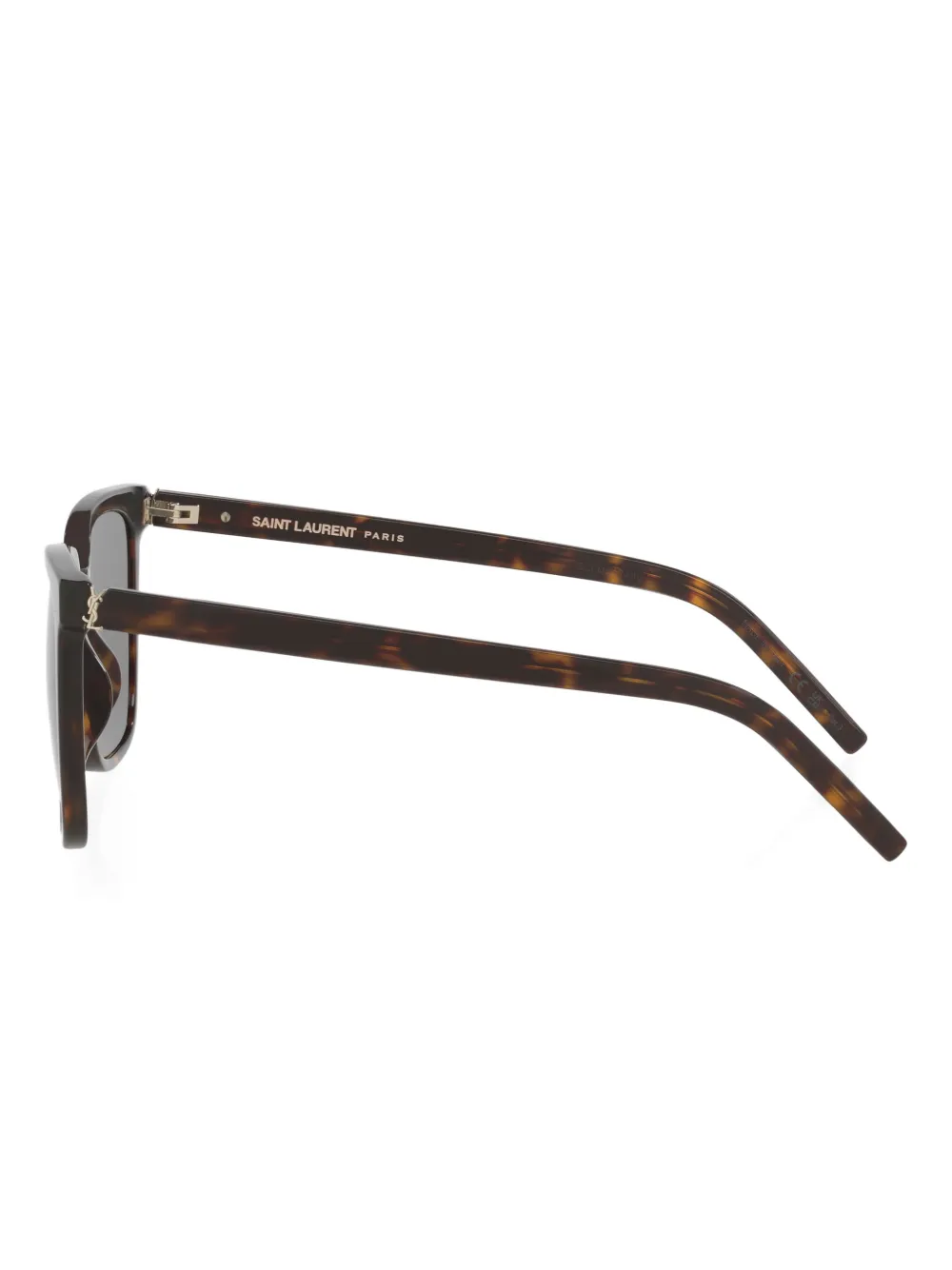 Saint Laurent Square-frame Sunglasses In Brown