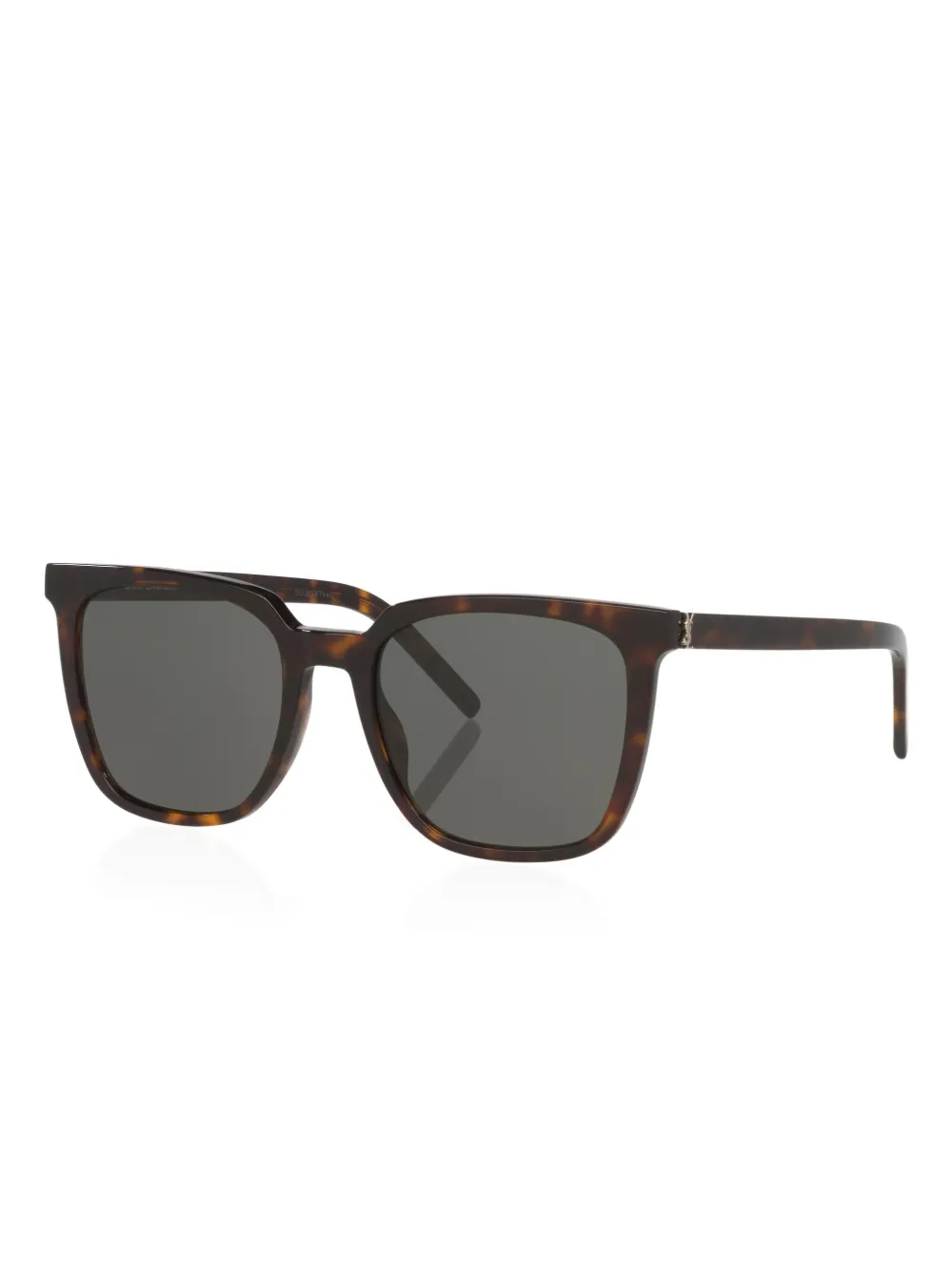 Saint Laurent Square-frame Sunglasses In Brown
