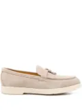 Doucal's tassel-detail suede loafers - Neutrals