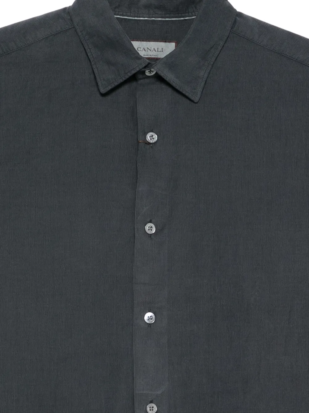 Canali Button-down overhemd Grijs