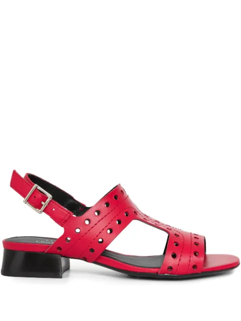 Studio Chofakian 20mm Studio 174 perforated-leather buckle sandals