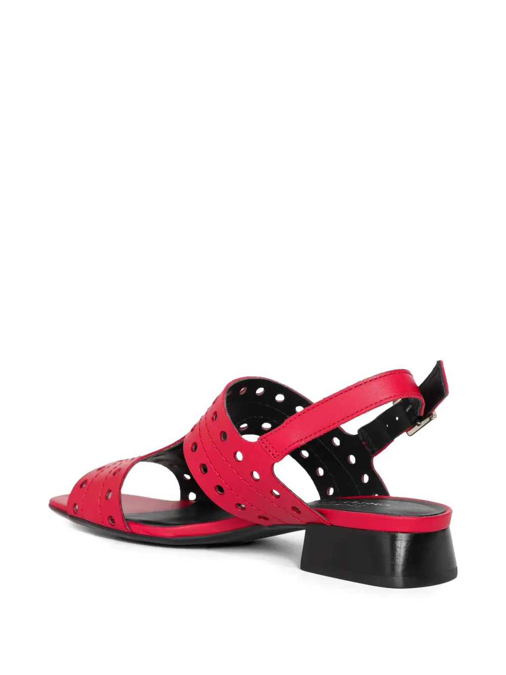 Studio Chofakian Studio 174 20mm レザーサンダル In Red