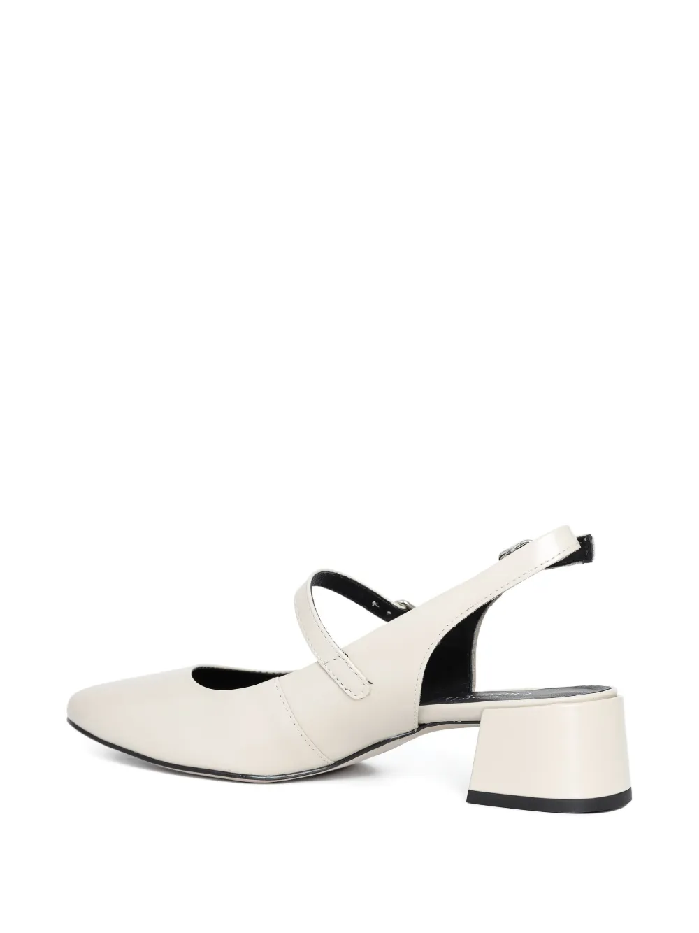 Studio Chofakian 35 mm slingback pumps met gesp BOXOFFWHITE
