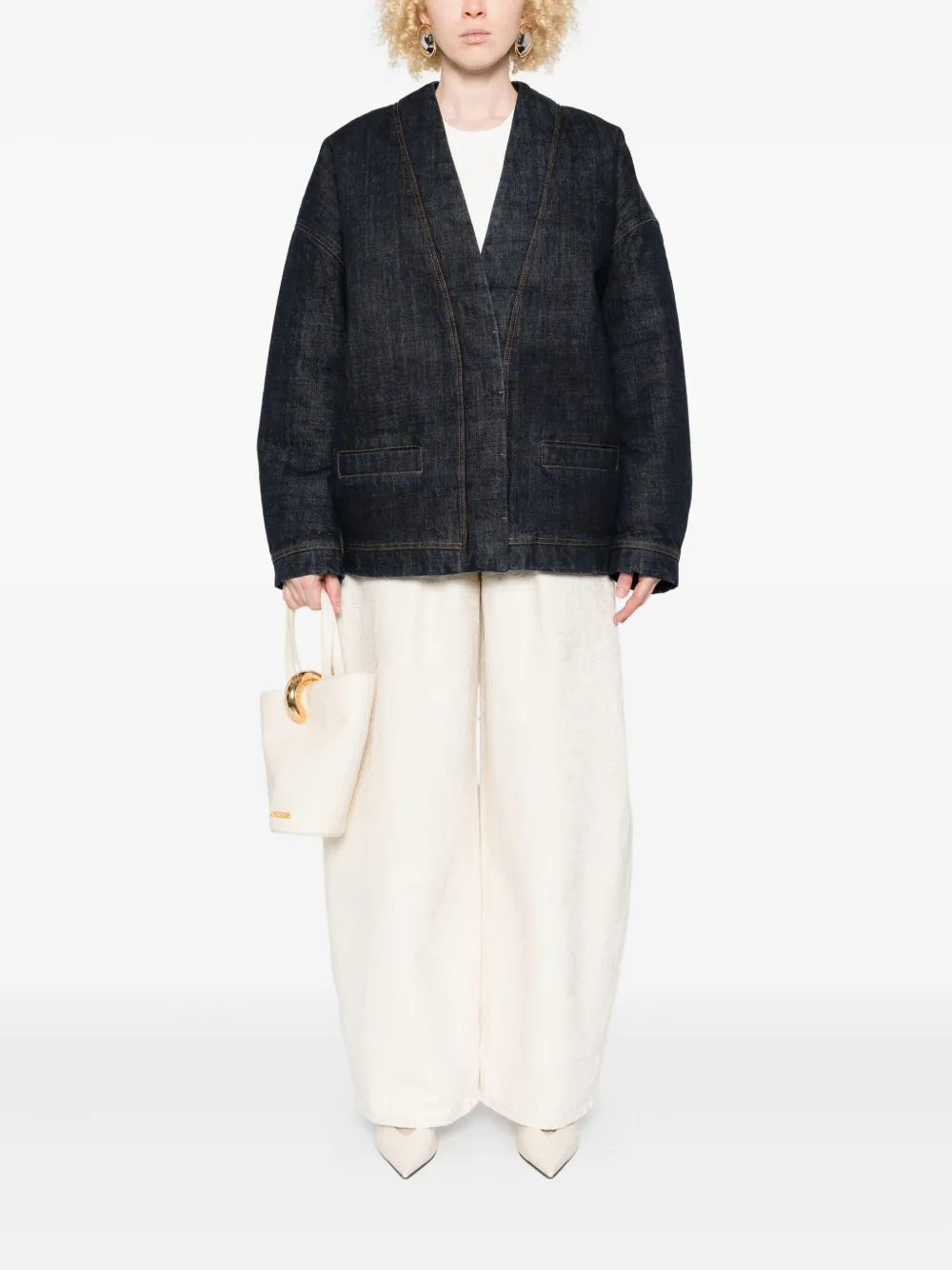 Jacquemus denim contrast-stitching jacket | Denim Jackets | Image 2