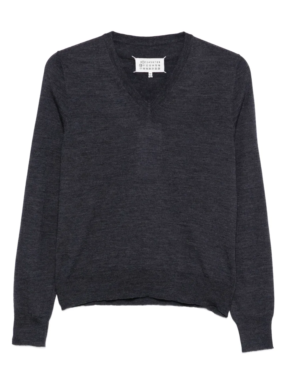 Maison Margiela V-neck sweater - ブルー Maison Margiela V-neck sweater - ブルー