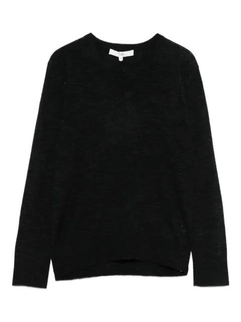 Tibi v-neck long-sleeve sweater