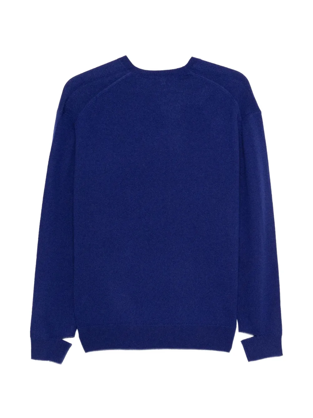  Tibi V-neck Split-cuff Sweater - Blue 