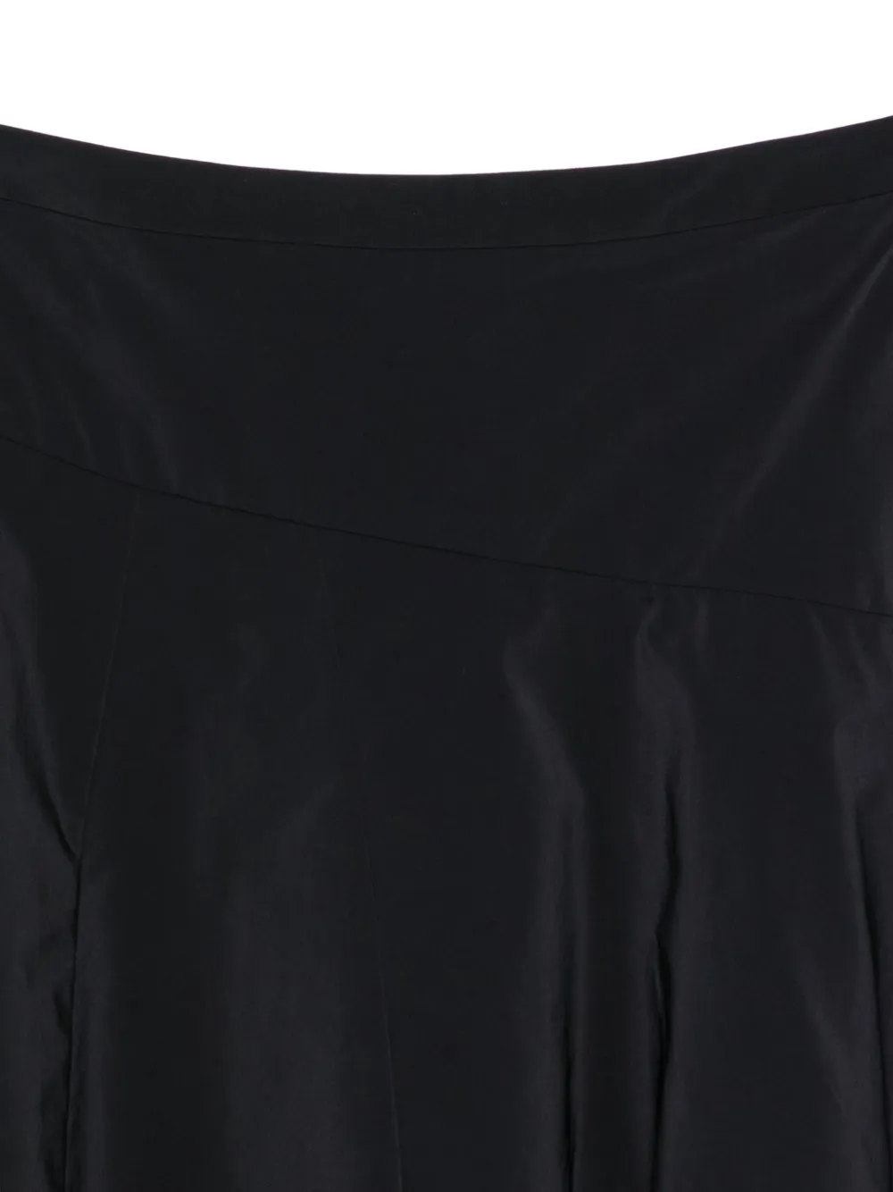 Tibi Asymmetric Midi Skirt In Black