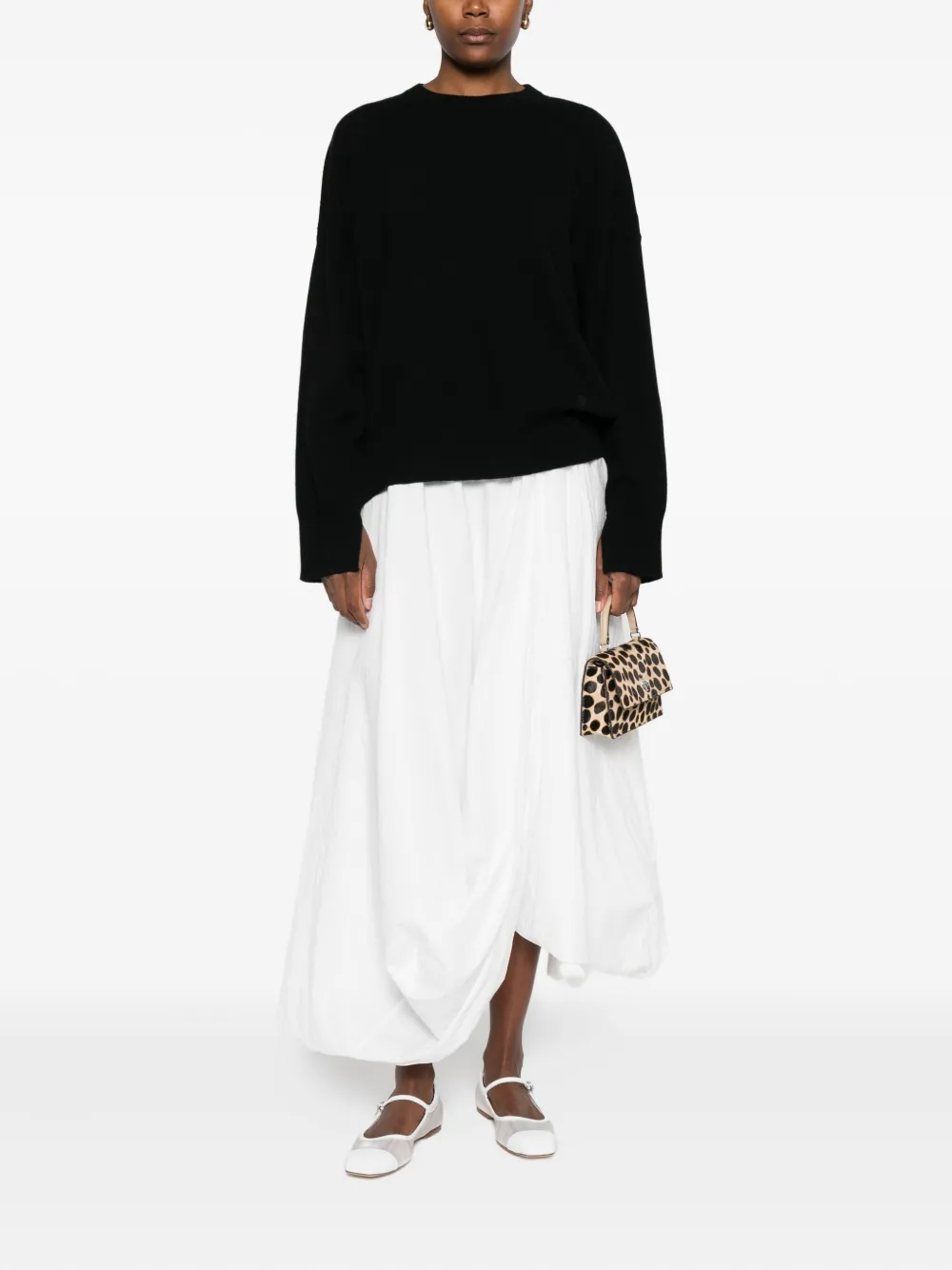 LouLou de Saison round-neck knitted sweater | Knitted Tops | Image 2