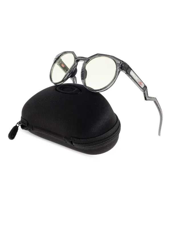 Oakley マーブルエフェクト ラウンドサングラス | グレー | FARFETCH JP