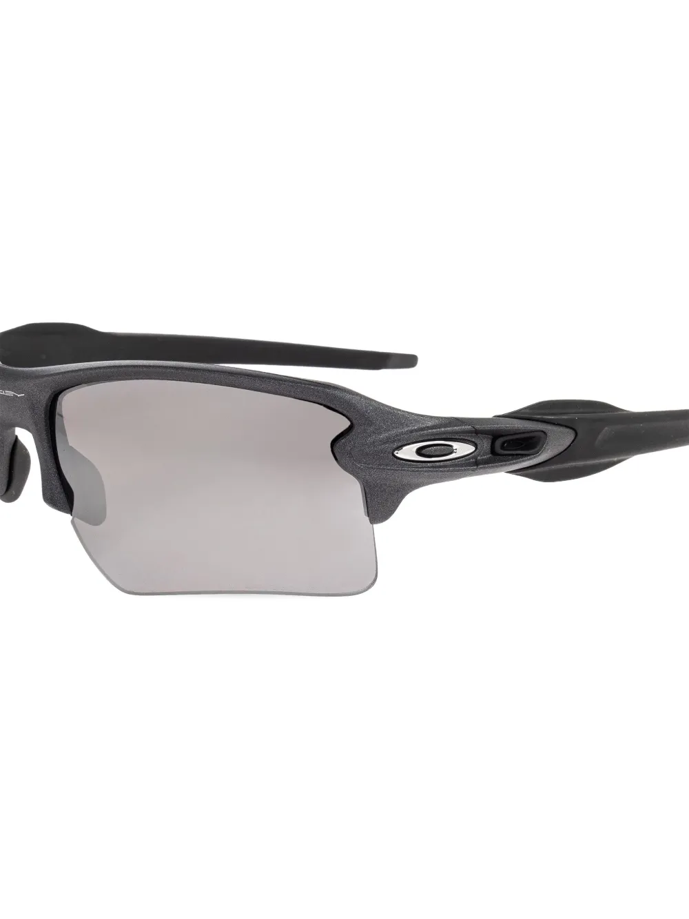 Oakley Zonnebril met randloze schild montuur Grijs