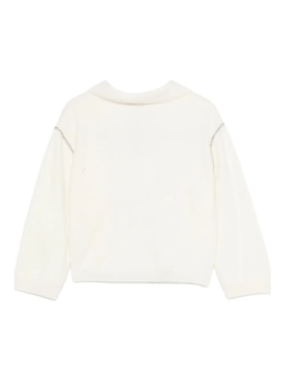 Max & Moi chain-trimmed button-up jacket | Cropped Jackets | Image 2