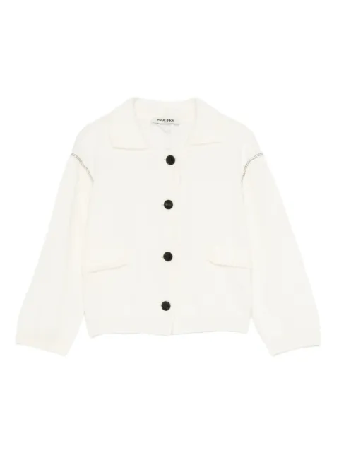 Max & Moi chain-trimmed button-up jacket