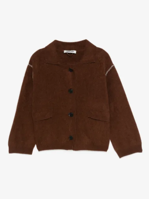 Max & Moi Cardigan Giselle con bottoni e catena