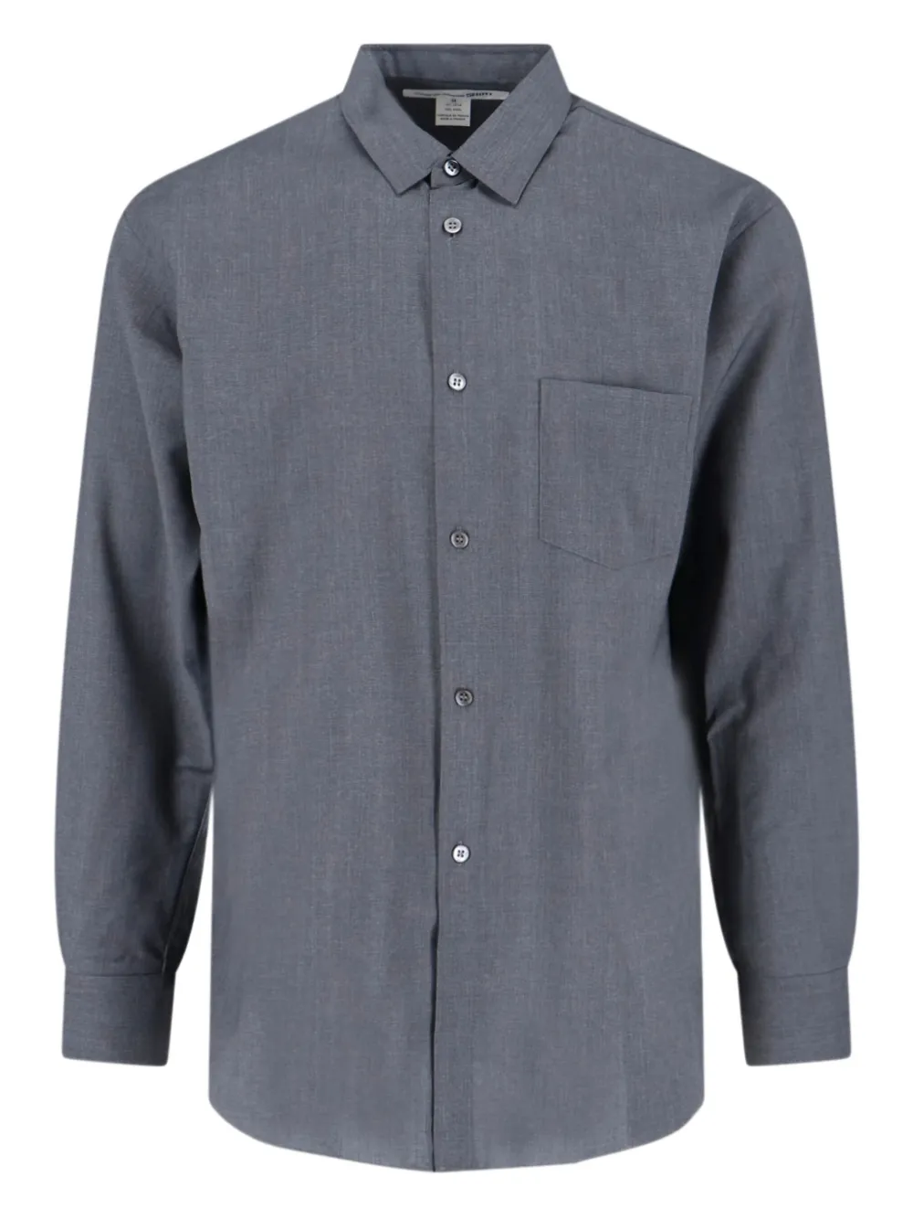 Comme Des Garçons Shirt button-down shirt - グレー Comme Des Garçons Shirt button-down shirt - グレー