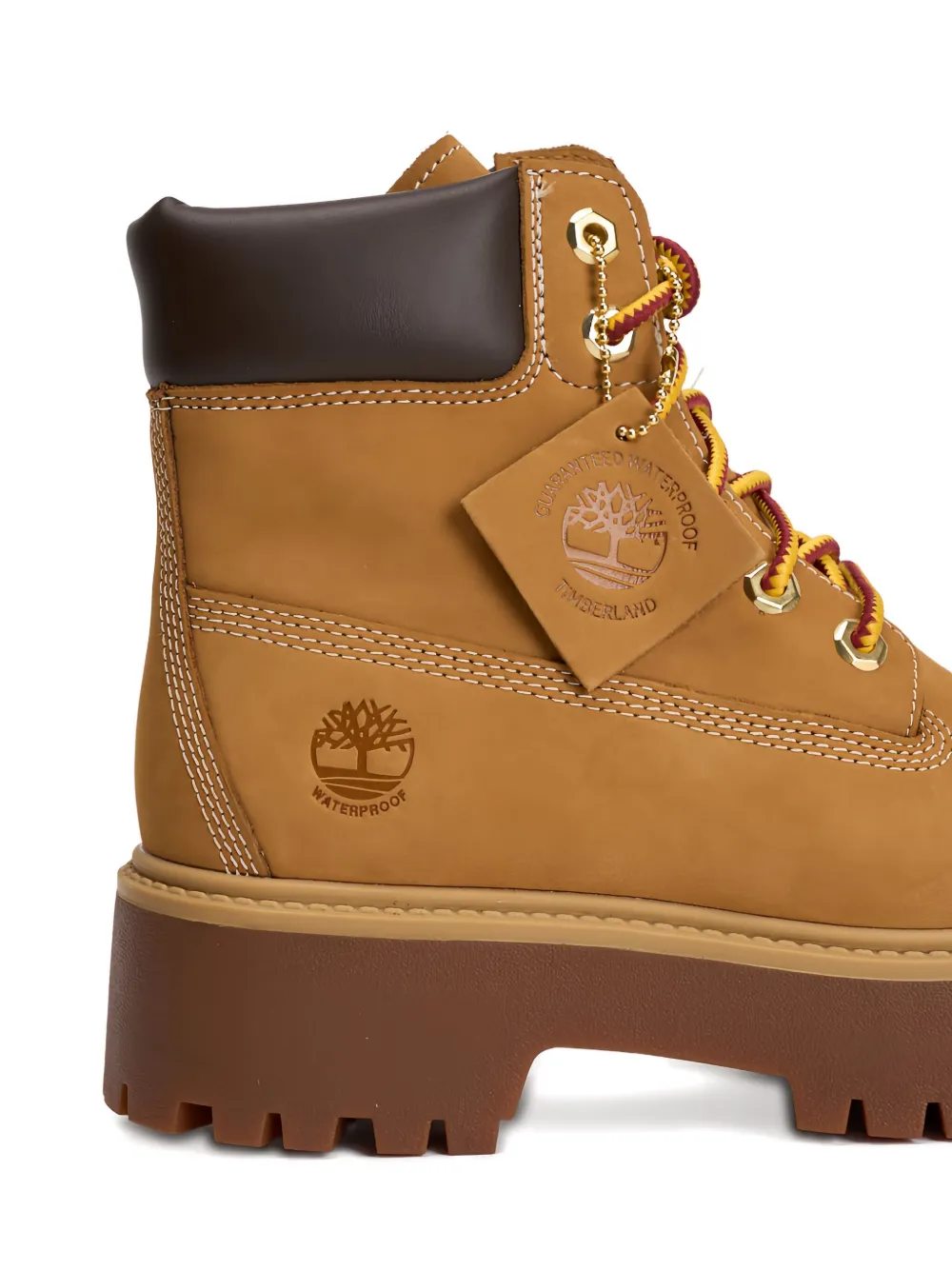 Timberland Stone Street platform lace-up boots Brown