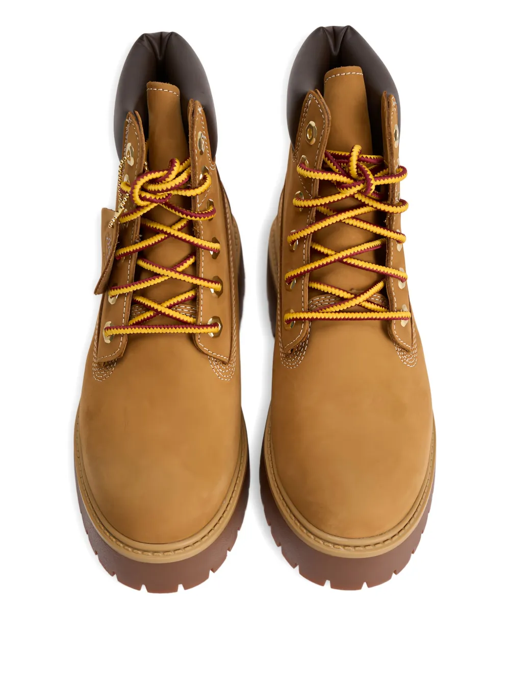 Timberland Stone Street platform lace-up boots Brown
