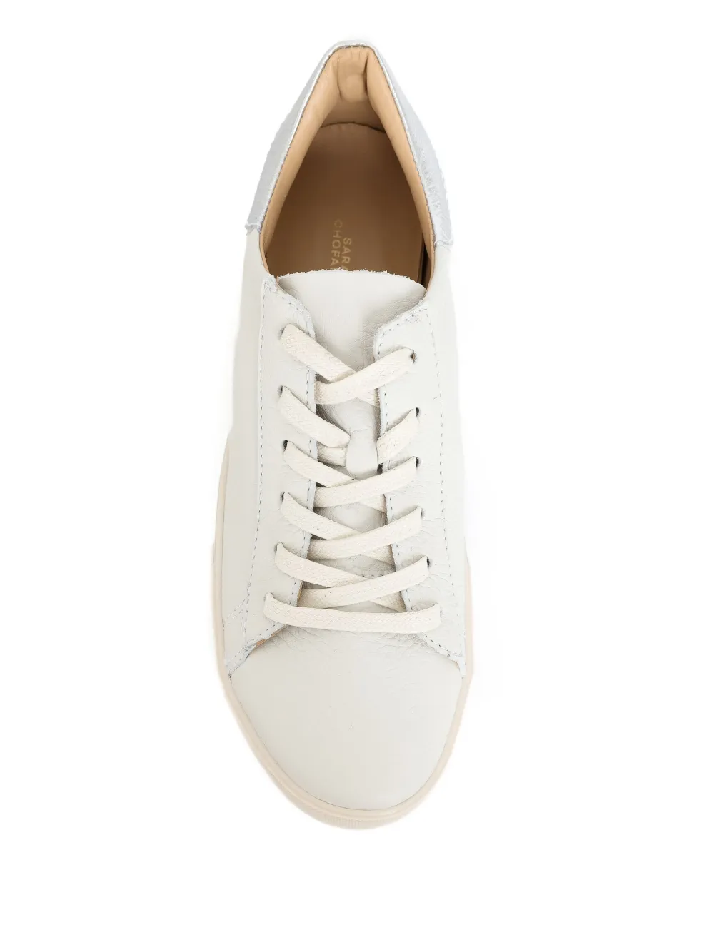 Sarah Chofakian Leren sneakers Wit
