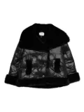Max & Moi Dassi faux-fur coat - Black
