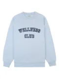 Sporty & Rich graphic-print crew-neck sweatshirt - Blue
