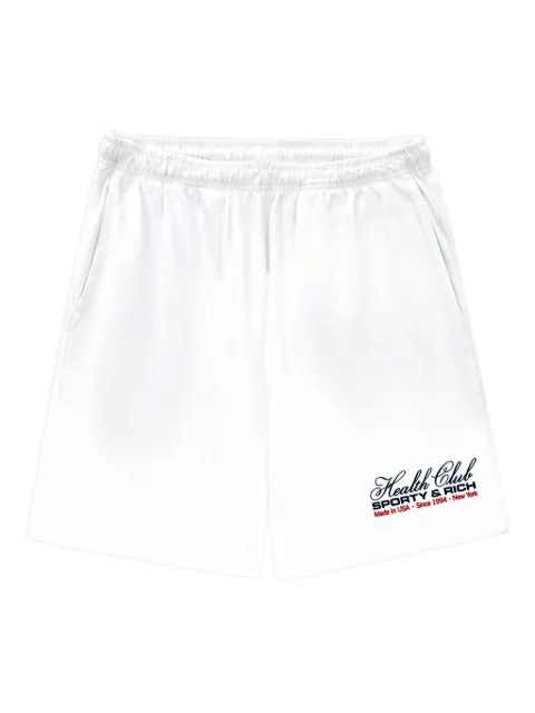 Sporty & Rich logo-print shorts
