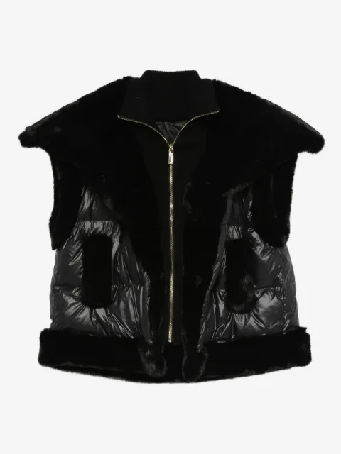Max & Moi Divana faux-fur quilted gilet 