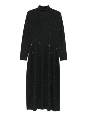 fabiana filippi sequin embellished knitted dress Fabiana Filippi sequin-embellished Knitted Midi Dress | Grey