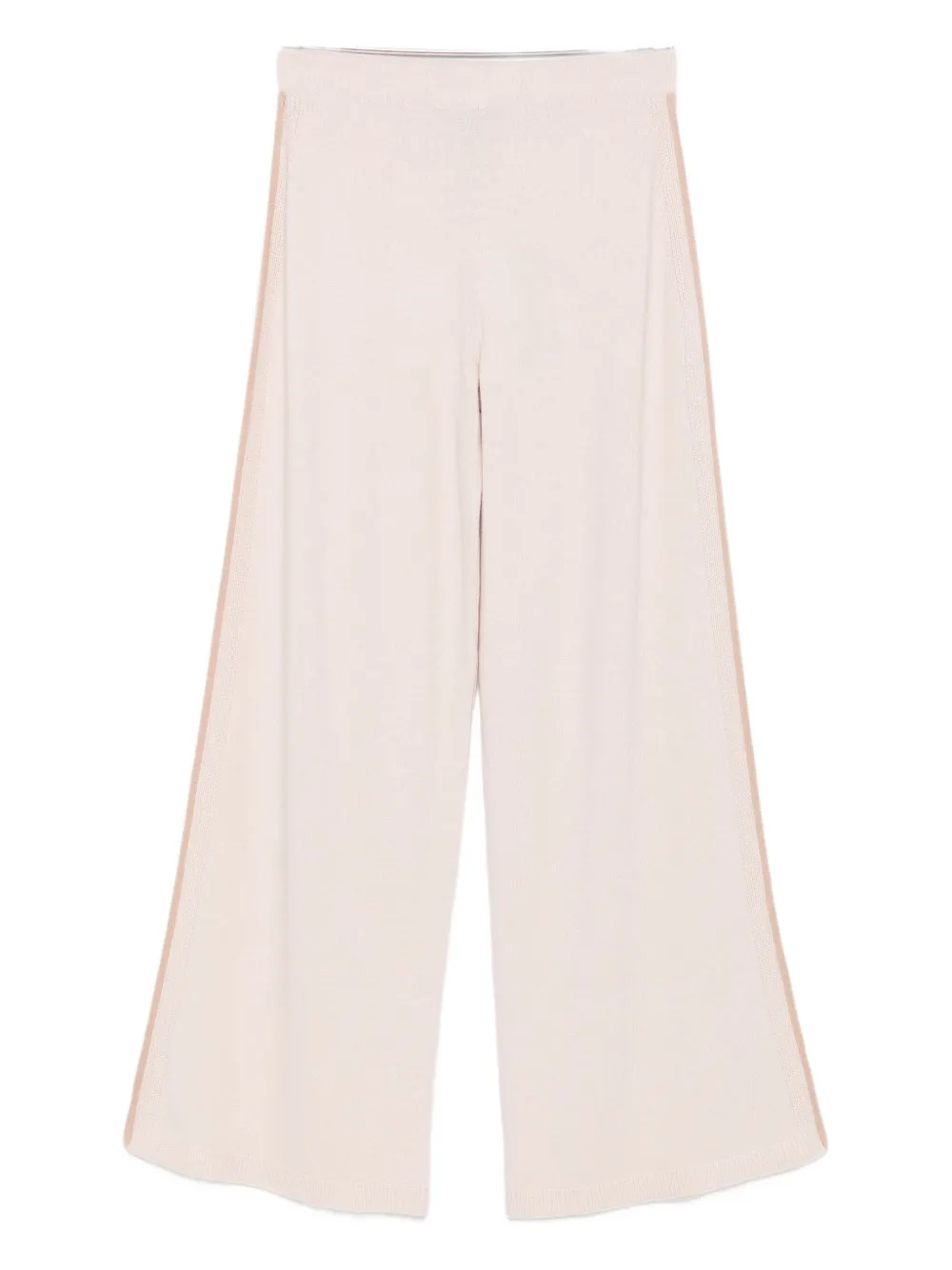 D Exterior Cream And Beige Wide-leg Trousers Crafted In Multi
