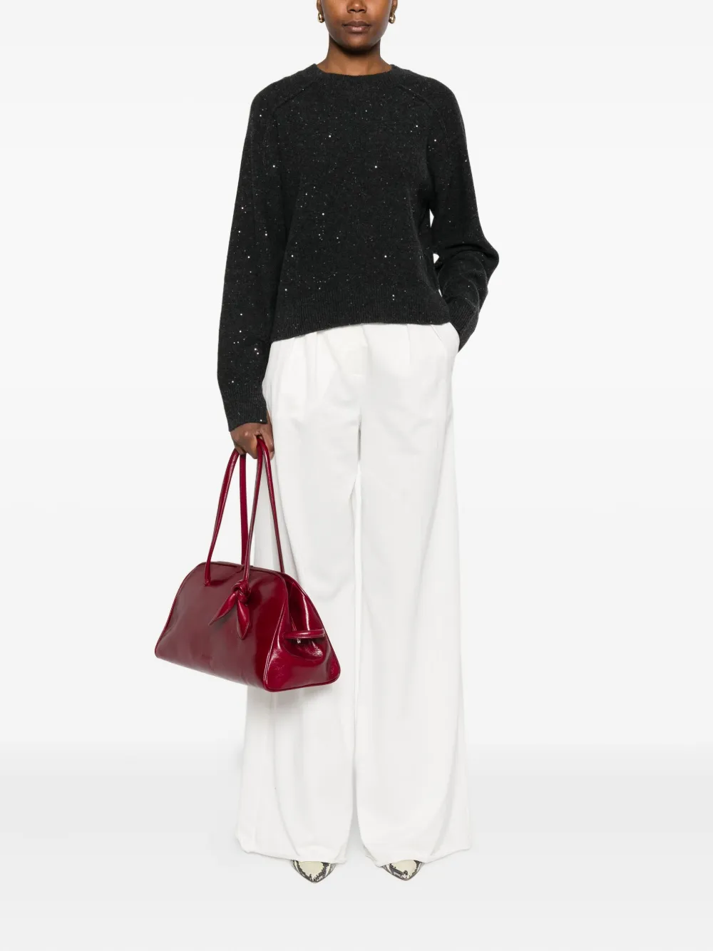 Antonelli Crasso sequin-embellished sweater | Knitted Sweaters | Image 2