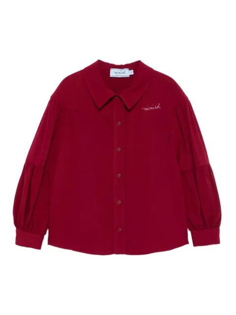 Mi Mi Sol embroidered-logo shirt