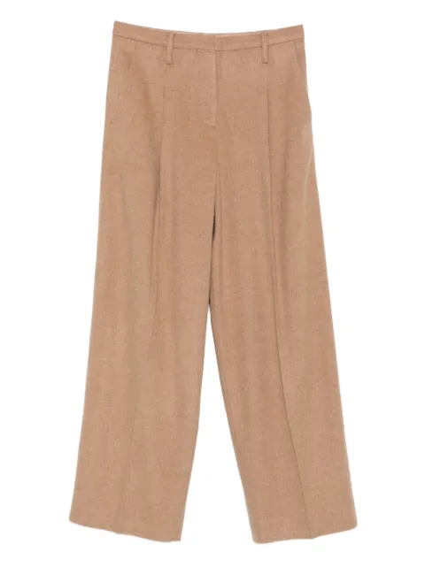 By Malene Birger pleated belt-loops trousers