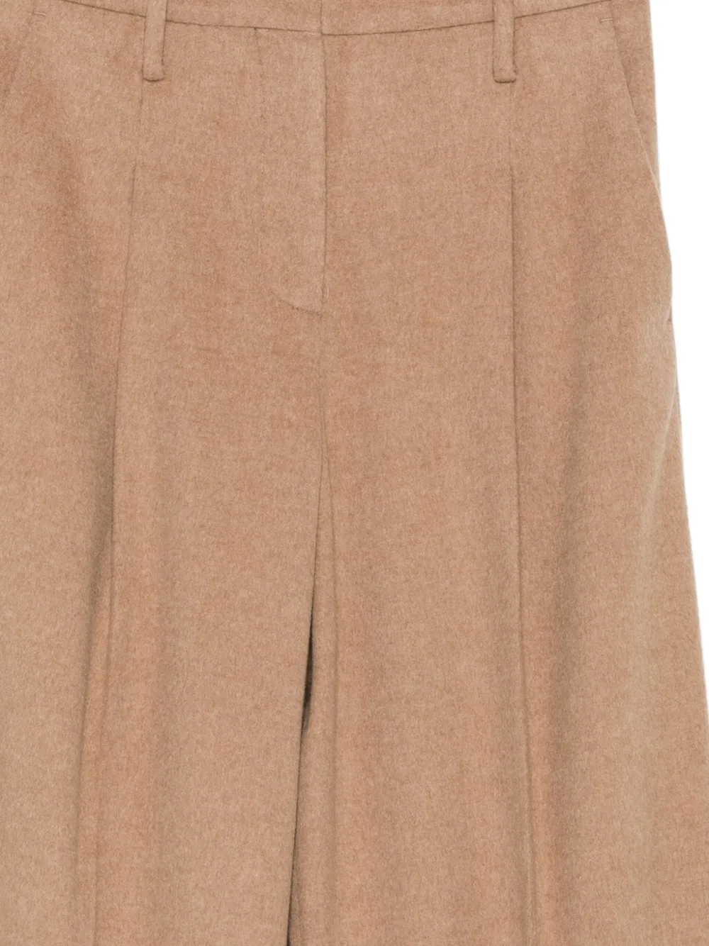 By Malene Birger Pleated Belt-loops Trousers In Neutral