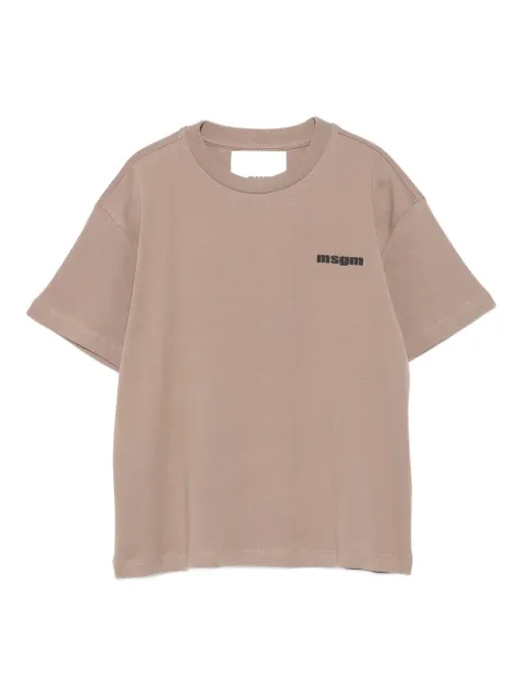 MSGM Kids logo-print cotton T-shirt