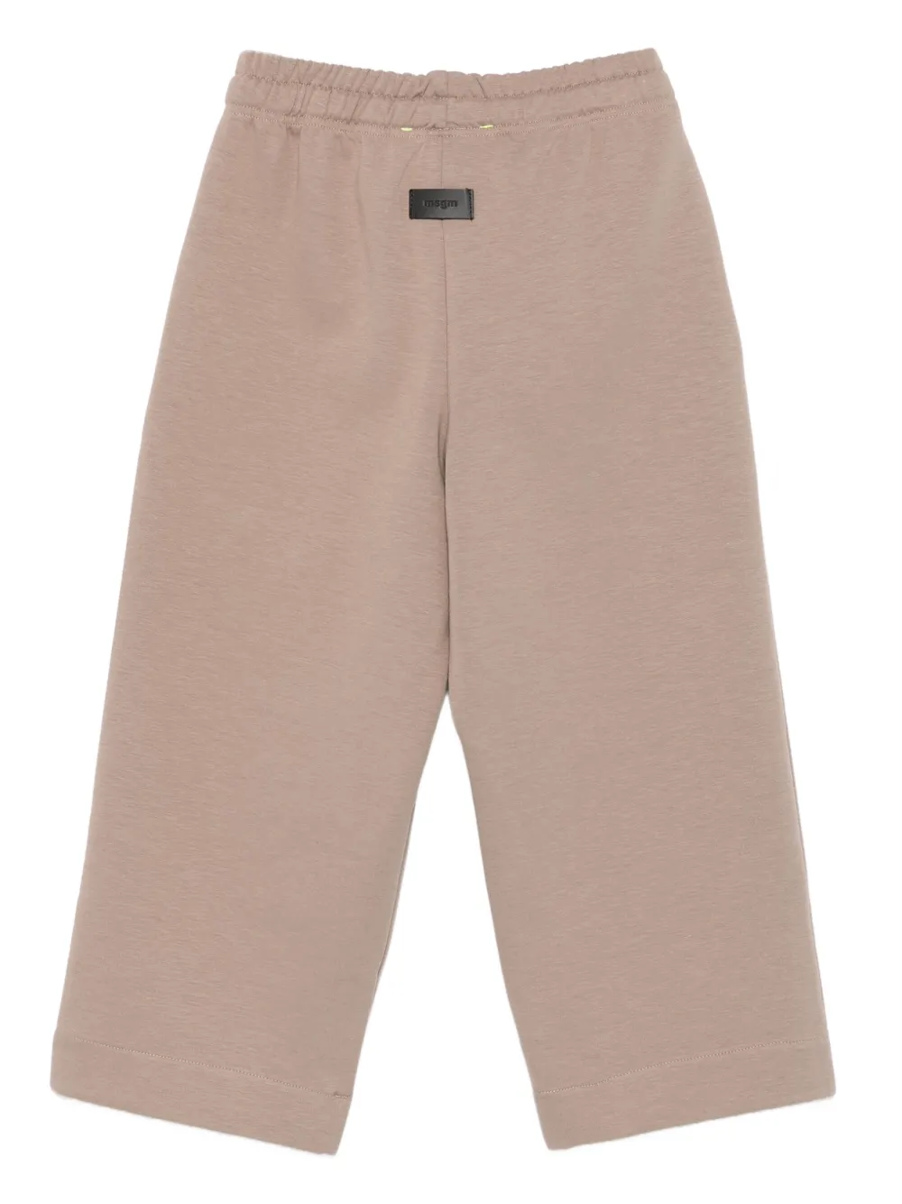 MSGM Kids logo-print drawstring track pants | Boys Casual Trousers | Image 2