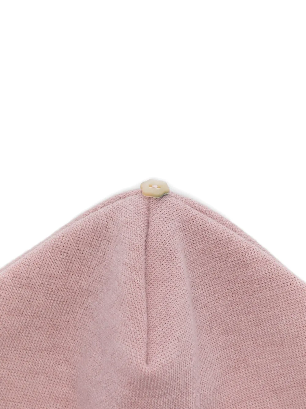 La Stupenderia button-detail beanie - Roze