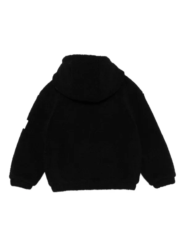 Moschino Kids フーデッド ジャケット | ブラック | FARFETCH JP