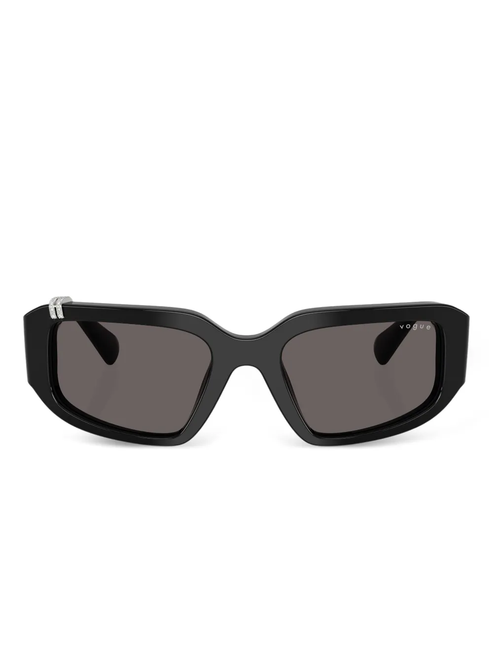 Vogue Eyewear embellished geometric sunglasses | Black | Image 1