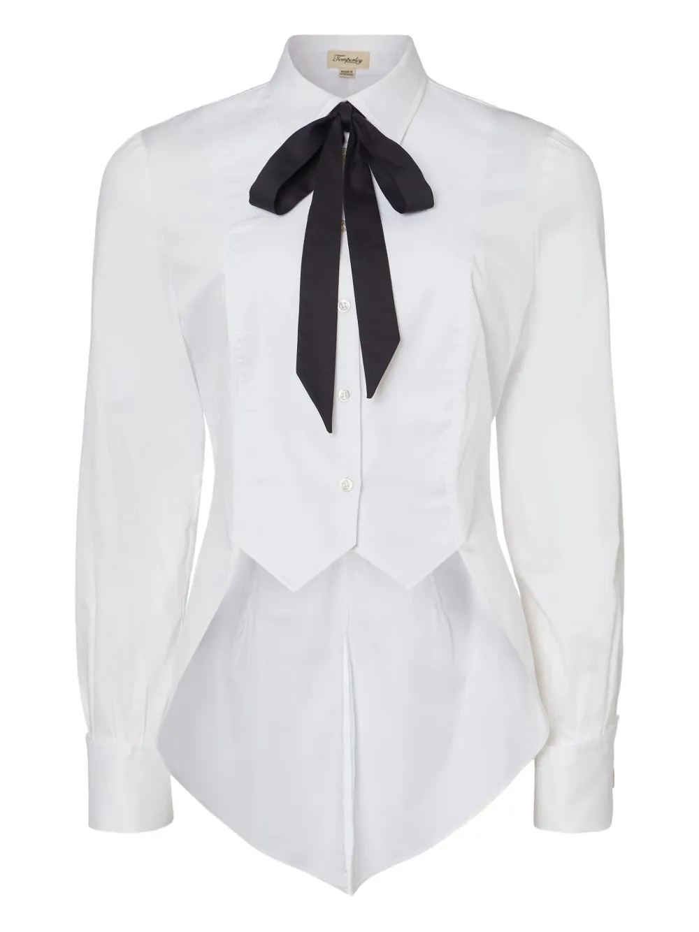 Temperley London bow-detailed shirt | White | Image 1