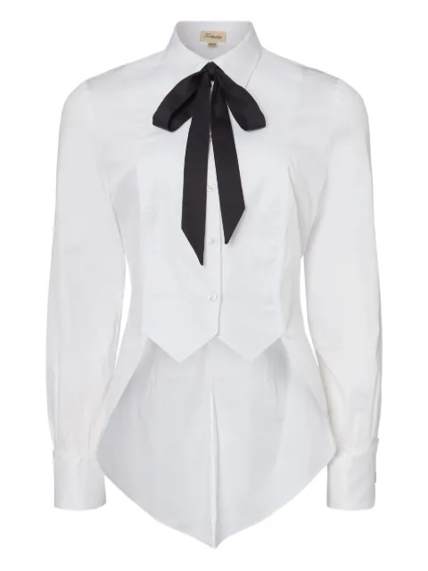 Temperley London bow-detailed shirt