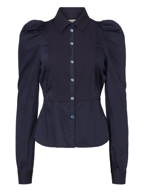 Temperley London puff-sleeve button-fastening shirt