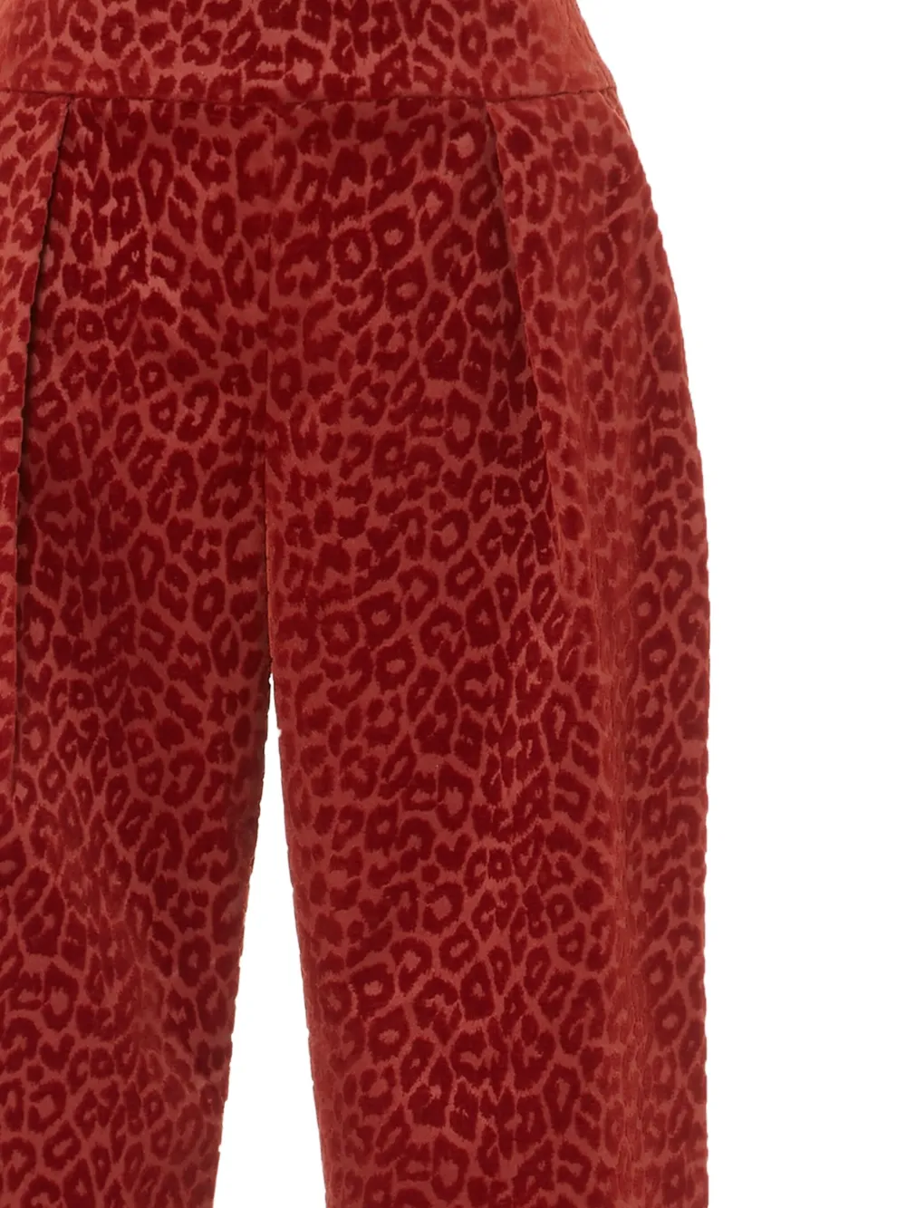 Temperley London pleated leopard-print trousers | Tapered Trousers | Image 2
