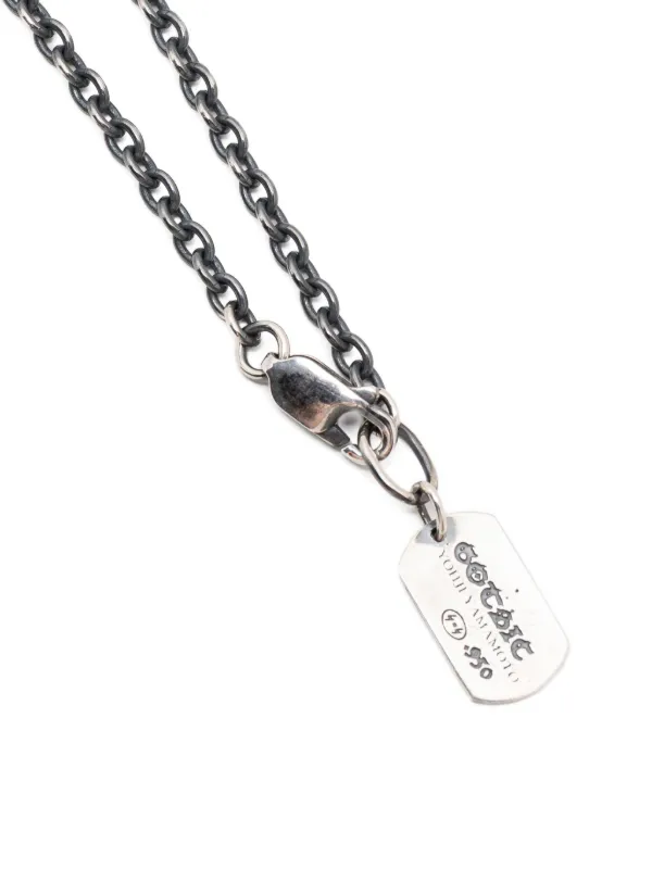 Yohji Yamamoto Standard Chain Necklace | Grey | FARFETCH