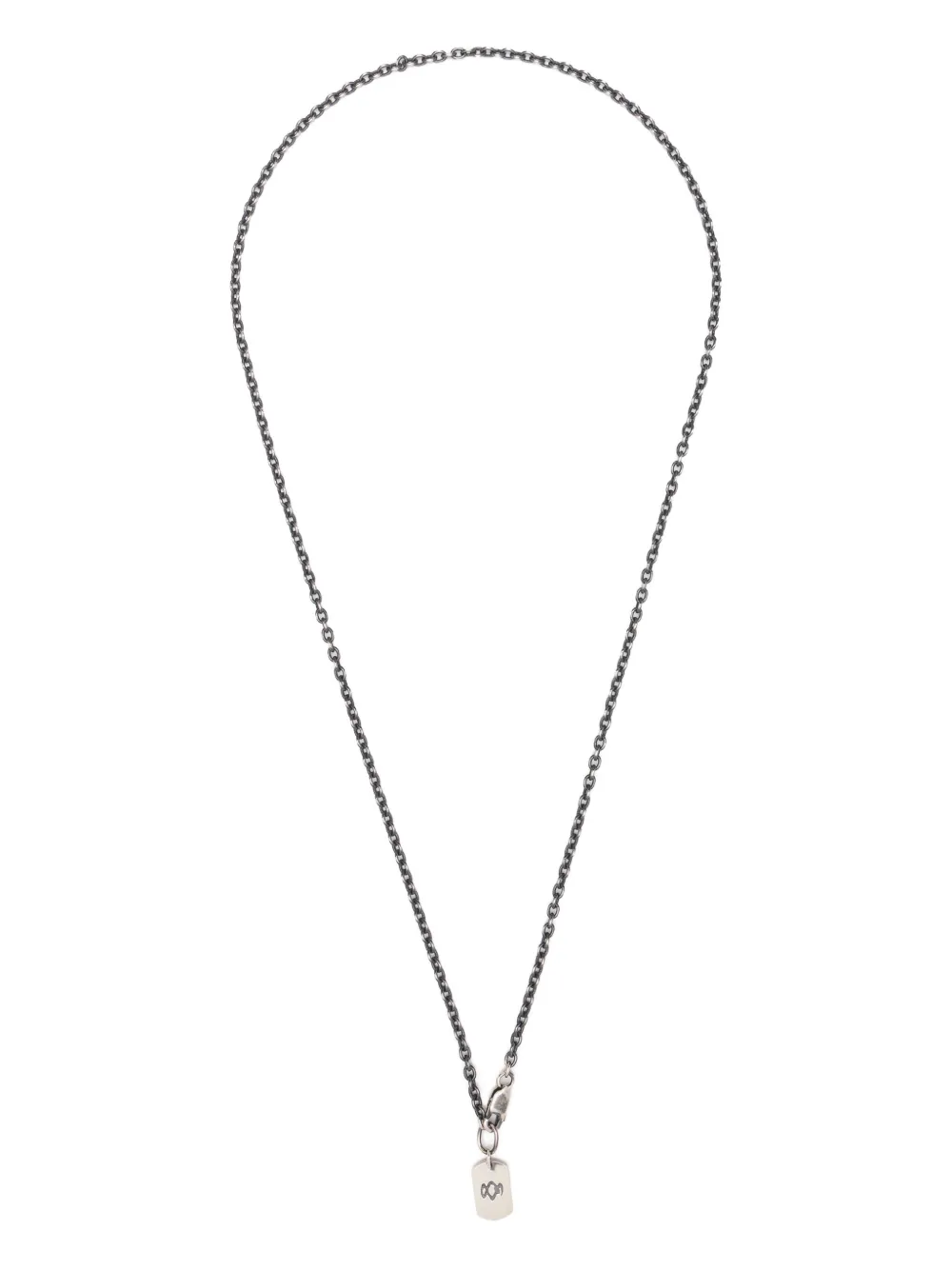 Yohji Yamamoto Collana Standard Chain - Grigio