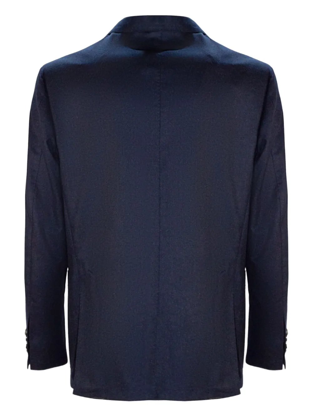 SARTORIO NAPOLI single-breasted patch-pocket blazer Blauw