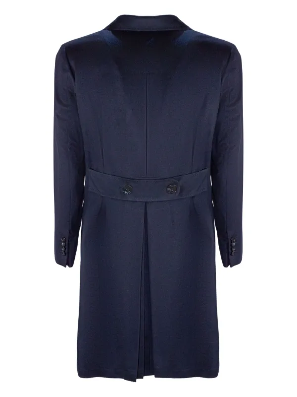 SARTORIO NAPOLI ワイドラペル ダブルコート | ブルー | FARFETCH JP